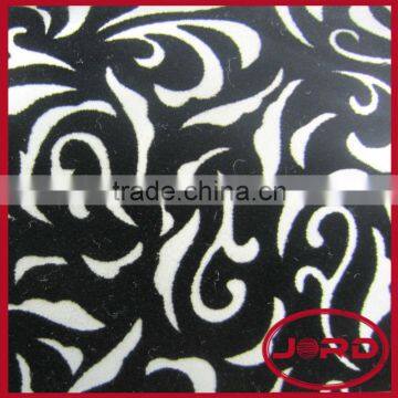 backing flocked genuine PU leather for sofa