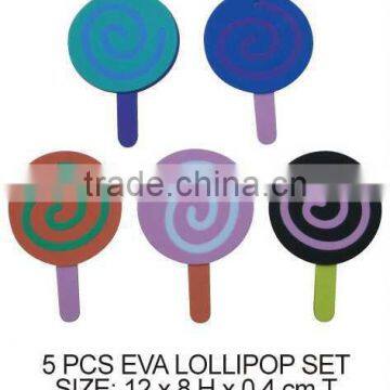 CRAFT FOR KID (S479) 2PC EVA LOLLIPOP SET