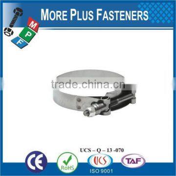 Made in Taiwan Stainless Steel Types of Hose Clamps Small Hose Clamps T Bolt Hose Clamp photo-2