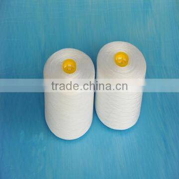 high twist sewing thread with raw material