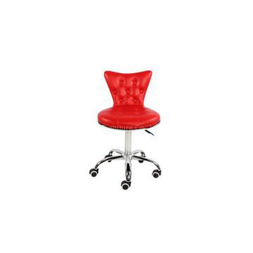 PU Leather Adjustable Living Room Chair With Wheels