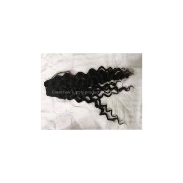 water wave virgin remy cutilce brazilian human hair extension