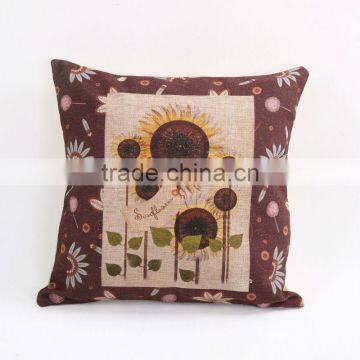 New Home Decorative Cushion Cover Throw Pillow Case Sunflower