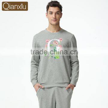 Chinese Products Wholesale Qianxiu Brand Hoodie Printed Cotton Men Nightgown