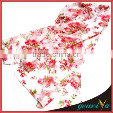 Custom Digital Printing Chiffon Wedding Scarf