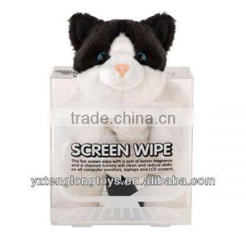 Funny Animal Shaped Screen Cleaner Plush Cat Screen Cleaner