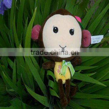 YangZhou Toy factory supply plush money toy &stuffed monkey series