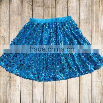 Happy New Year Style Girl Wholesale Sequin Skirts Baby Kids Red Girls Dress photo-3