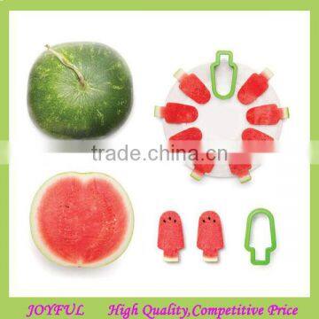 fruit cutter,press watermelon into fresh popsicle Ice Lollies Shape Cutter Pepo Watermelon Slicer Cutter