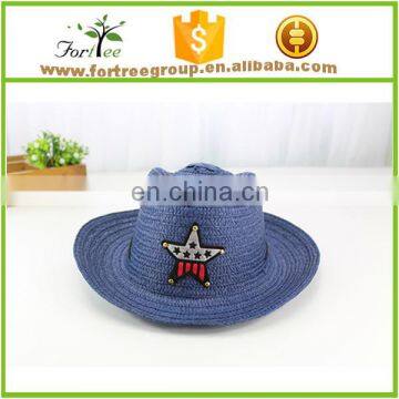 Light Pink Personalized Baby Hats Straw Paper Fedora Hats photo-2