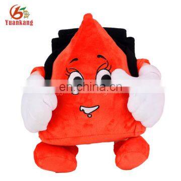 ICTI factory big head plush soft cartoon toy