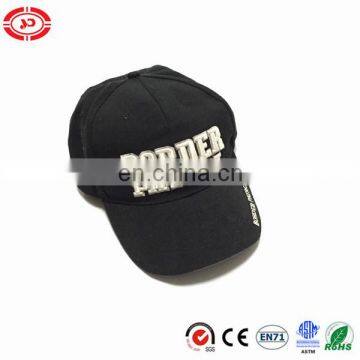 Black cotton wholesale baseball custom men sports cap