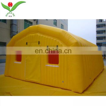 Waterproof yellow house air tight inflatable tent large inflatable outdoor winter advertising