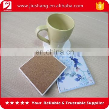 Hot sale cheap custom high-quality white water absorbent ceramic coaster