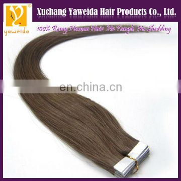 High quality tape in hair extensions remy skin weft alibaba in spanish