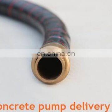 Steel Wire Reinforcement 4 Layers Steel Wires Concrete Rubber Gas Hose Pipe Hebei Lianxing Concrete Pump Hose is Mainly Used to