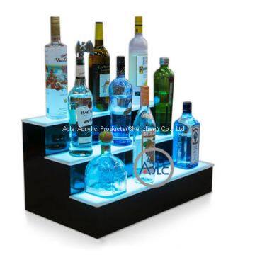Counter Custom Acrylic Wine Display Stand With Light photo-2