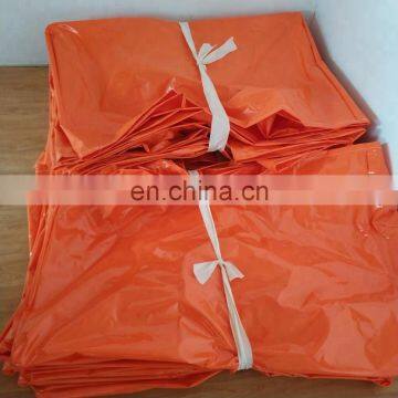 PVC tarpaulin orange color cover, all size bags