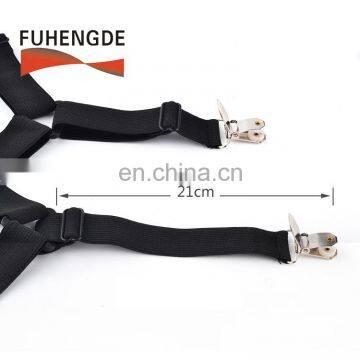 High Quality Bed Sheet Corner Holders Elastic Grippers Suspenders Holder Straps Clips Fasteners With Metal Adjusters photo-5