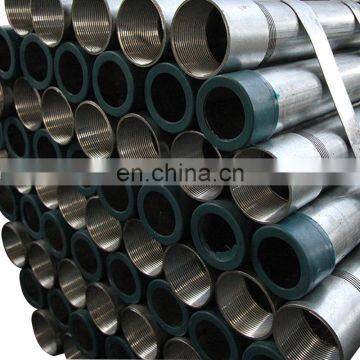 Wholesale bs1387 threading pre galvanized steel tube 200 diameter pipe for transporting fluid