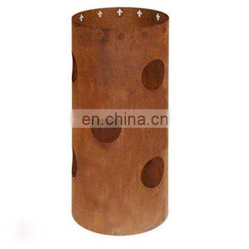 Flower Bed Laser Cut Corten Steel Round Raised Beds photo-2