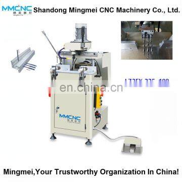 Colombia manual triple drill copy routing machine for pvc aluminium window door