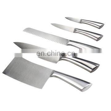 Easy To Handle 5PCS Food Grade Stainless Steel Kitchen Chef Knives