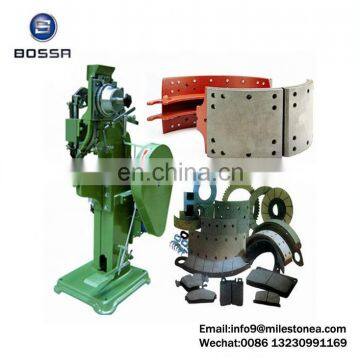 Pop brake lining rivet machine for solid rivet