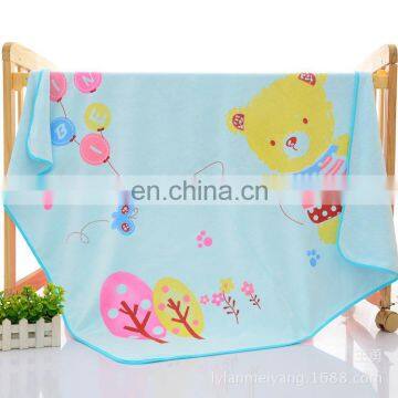 China wholesale animal flannel Baby swaddle blanket Gauze Towel