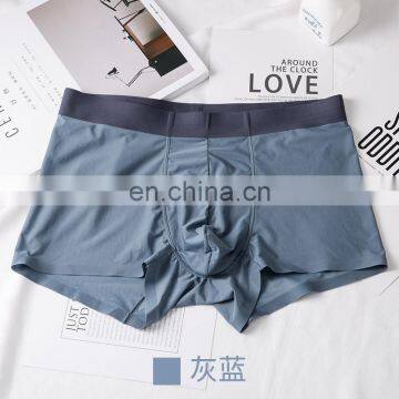 Men's Underwear Boxer Briefs Wider Waistband Nylon Spandex No Ride-up Mid-waist Seamless Underwear Men photo-2