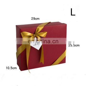 Festival Christmas Greeting Card Christmas Packaging Box With Lid