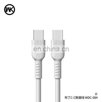 Skin - friendly Touch 1 meter Silicone Data Cable Superior Flexible Type C to Type Fast Charging Line