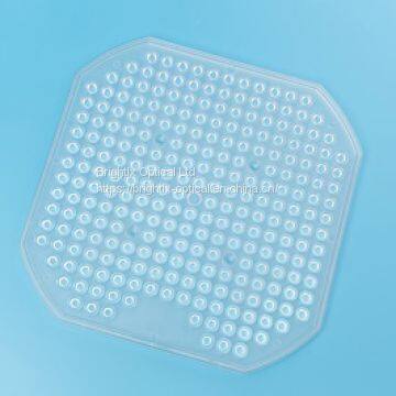 Custom optical polymer in PC/PMMA