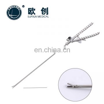 Laparoscopic instrument 12 inch carbide O needle holder tip