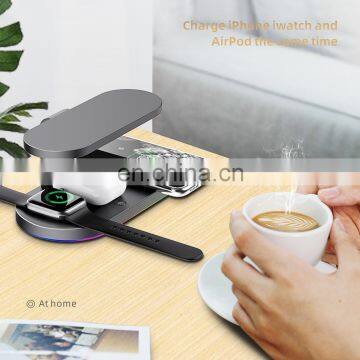 Durable High-end ABS Material Wireless Charger Station photo-5