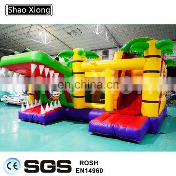 China Ultimate Combo Children Sporting Inflatable Water Slide Bounce Bouncy House Bouncing Round Cartoon Jumping Castle