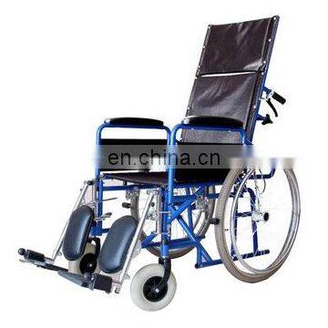 2020 High Quality Folding Commode Wheelchair With Headrest