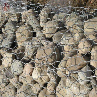 PVC Coated Hexagonal Gabion Mesh Woven Gabion Stone Cage photo-3