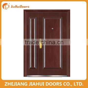 New Steel Armored Splicing Door with Wood Grain Surface Design