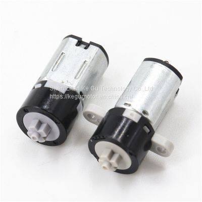 low cost 2.5v 10mm mini dc motor 10mm plastic gear motor for Cabinet Lock KG-10PM10-171 80rpm gear motor