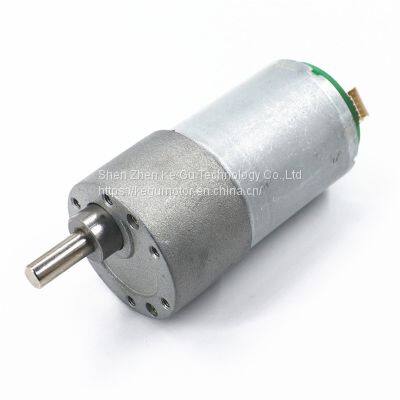 Mini DC Gear Motor 12V 24V D Shaft 37mm Gearbox Motor Reduction Small Electric Motor With Encoder photo-5