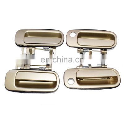 New Beige Exterior Door Handles Front Rear LH RH Set 4PCS For 92-96 Toyota Camry 69230-33010,69240-33010,69220-33020,69210-33010