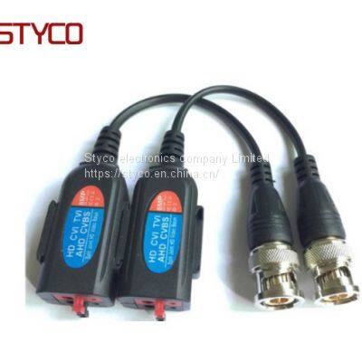 Newest Combinable HD Video balun 4-IN-1 CVI TVI AHD 720P/960P/1080P/3MP/4MP/5MP/8MP Passive utp video balun