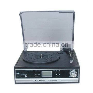 USB Turntable Player and Converter, Hot Sale Bluetooth Vinyl Suitcase Style Turntable