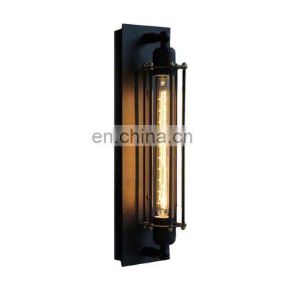 Decorative Iron Flute Wall Light E27 Nordic Vintage Aisle Wall Lamp