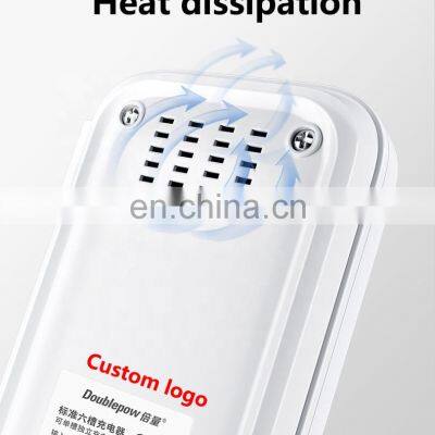 6 Slots Universal Smart Charger 1.2V NiMH Rechargeable Batteries Charger for AA AAA Battery