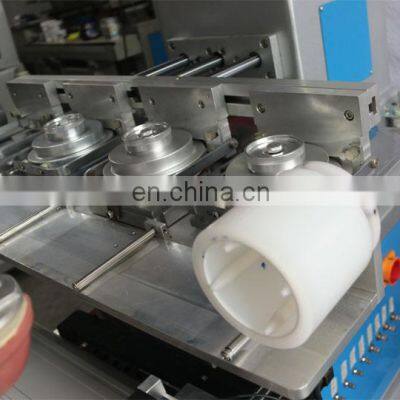 Servo Motor Rotary 4 Color Small Plastic Products Pad Printing Printer Machine for Sale photo-5