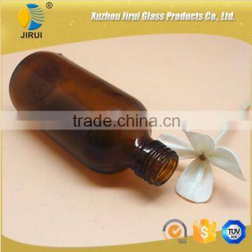 120ml Amber Boston Glass Bottle photo-3