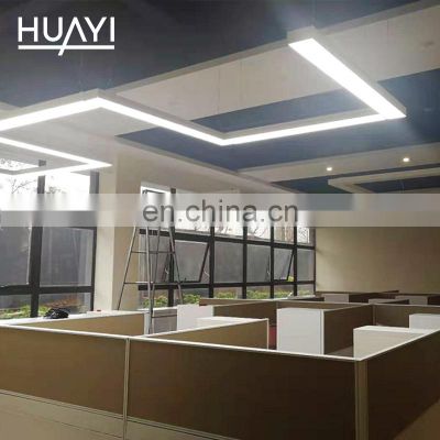 HUAYI Hot Product Simple Style Aluminum Modern Indoor Office Supermarket LED Linear Batten Light