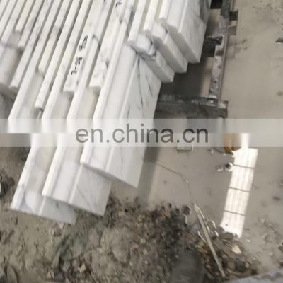 High Quality Statuario White Marble Skirting Tiles